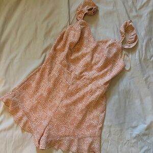 She + Sky Blush Romper